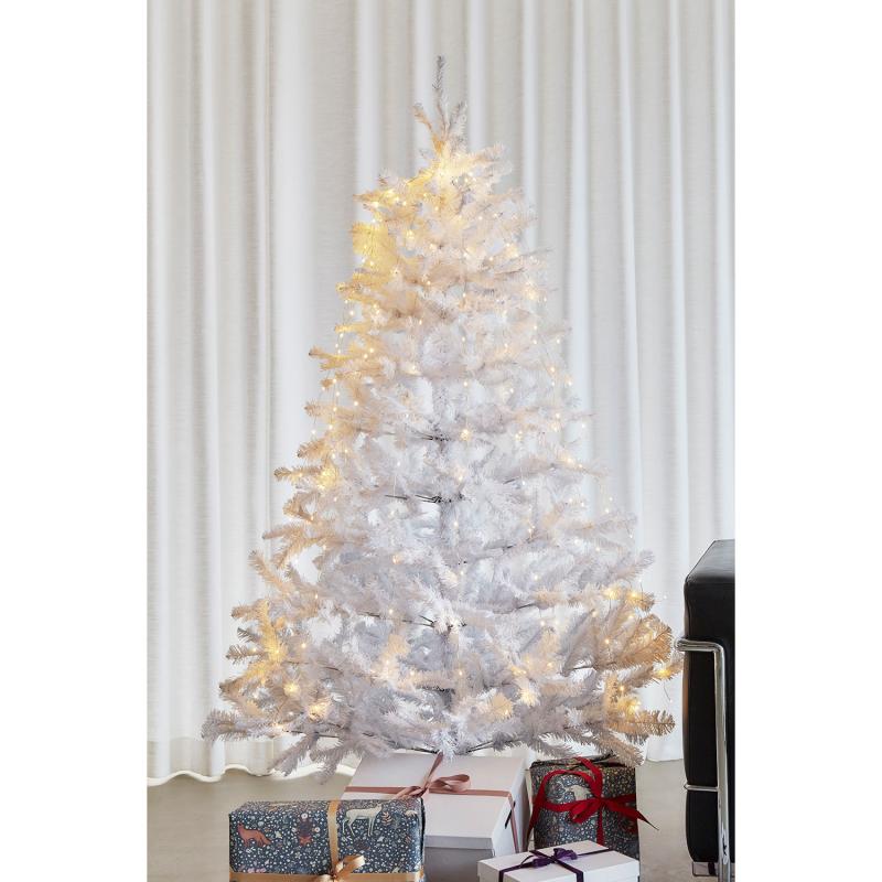 Sirius - Snowy Juletræ 234 LED, 180 cm, Hvid