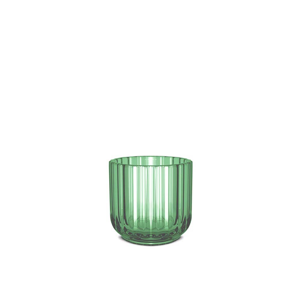 Lyngby stagen, grøn glas, 6,5 cm