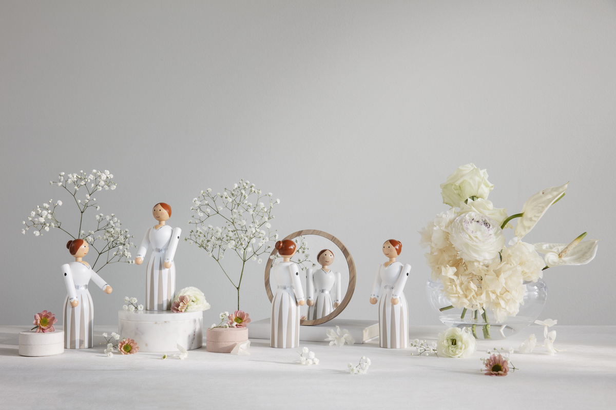 Kay Bojesen Brud hvid, 17 cm Kay Bojesen Brud hvid, 17 cm