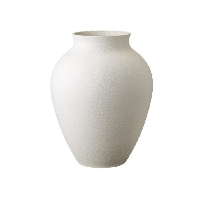 Knabstrup, vase, hvid, 20 cm