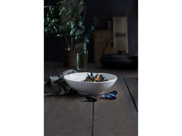 Pillivuyt Boulogne Tallerken dyb Dia 26 cm Hvid