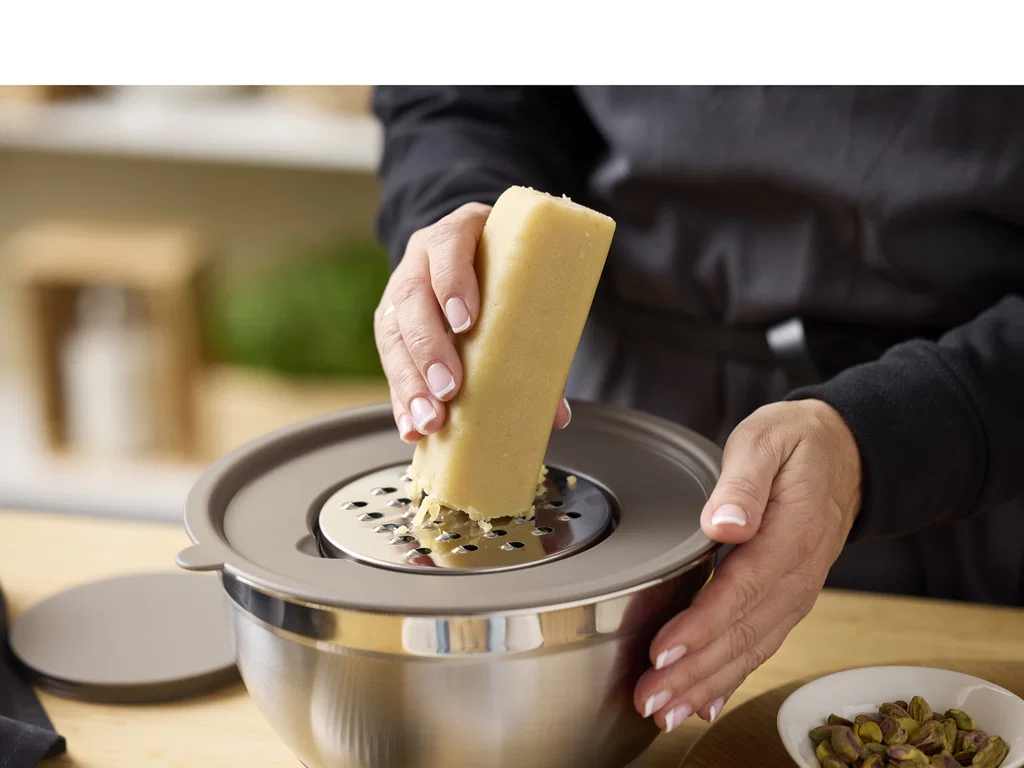 Blomsterberg Røreskåle 8 dele 3 + 5 liter, Latte