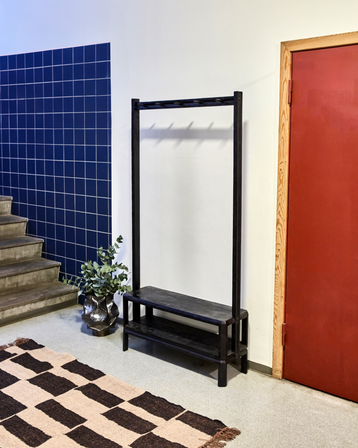 Knagerække, Mono, Sort