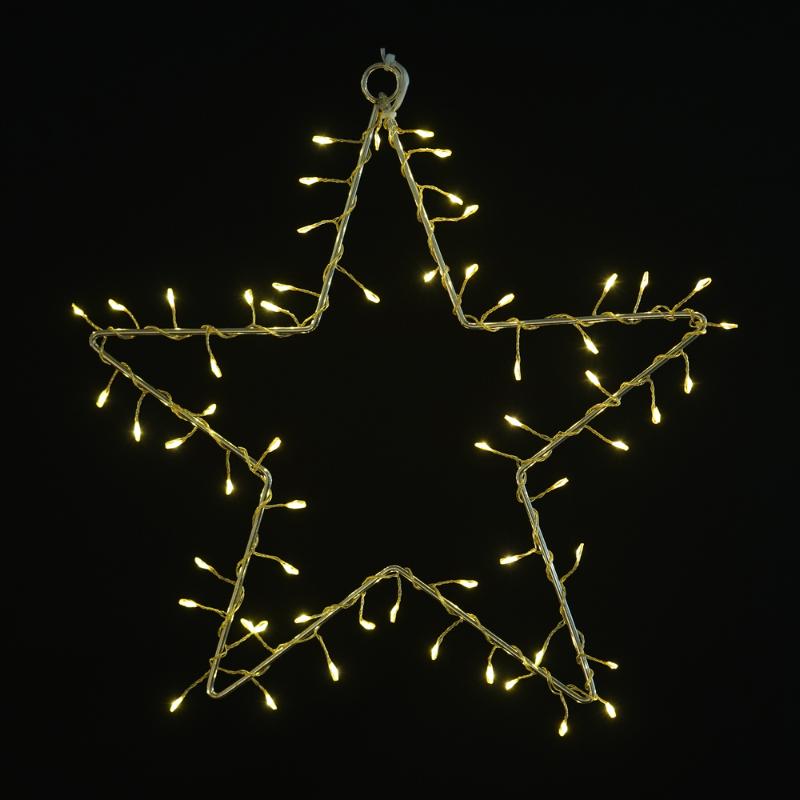 Liva Cluster Stjerne, 60LED, Guld