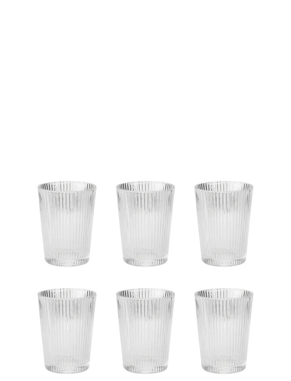 Stelton - Pilastro drikkeglas 0.15 l. 6 Stk klart glas
