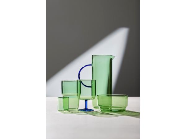 Lyngby Glas Torino Glaskande 1,1 liter Grøn/Blå