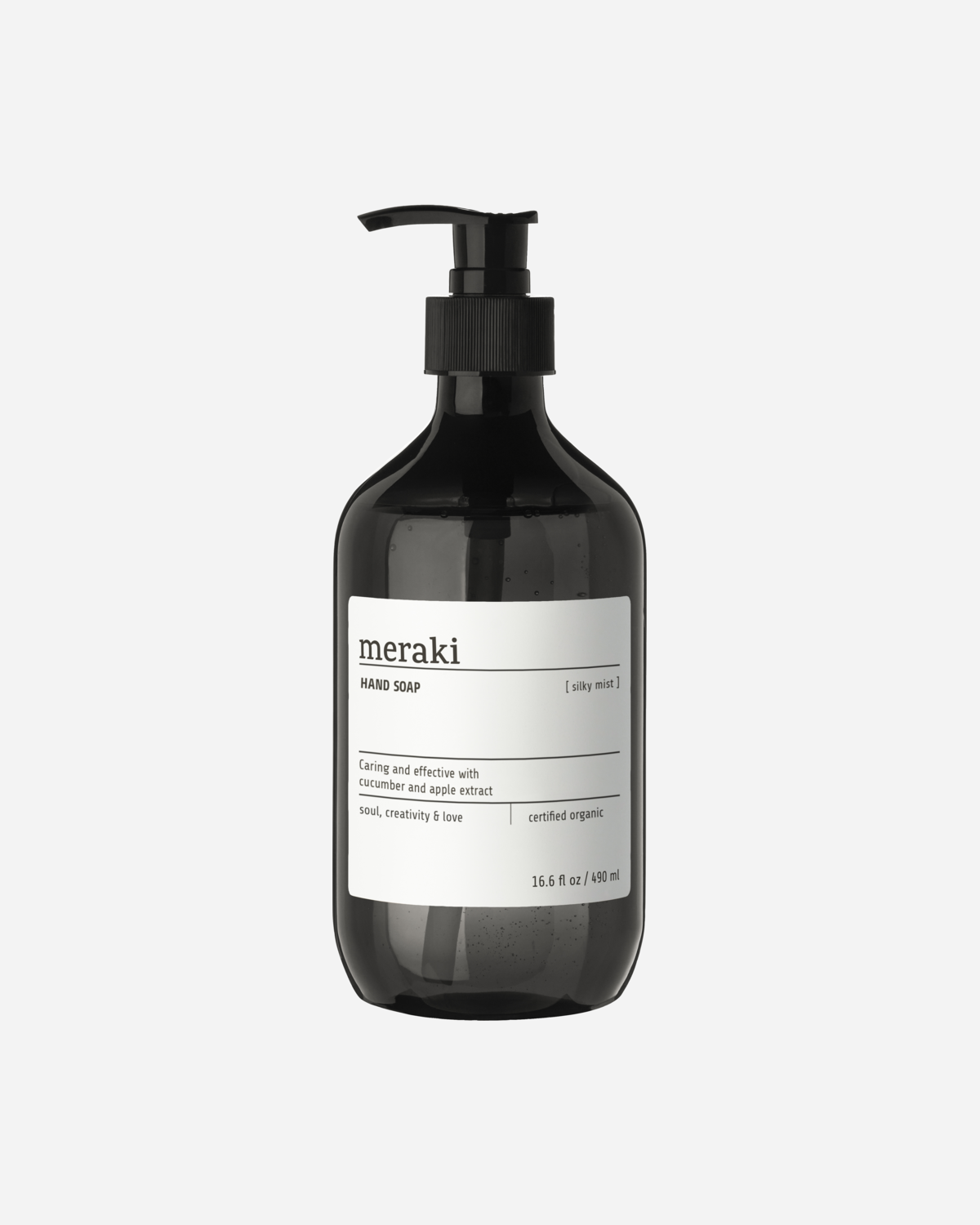 Meraki - Håndsæbe, Silky mist, 490 ml billede