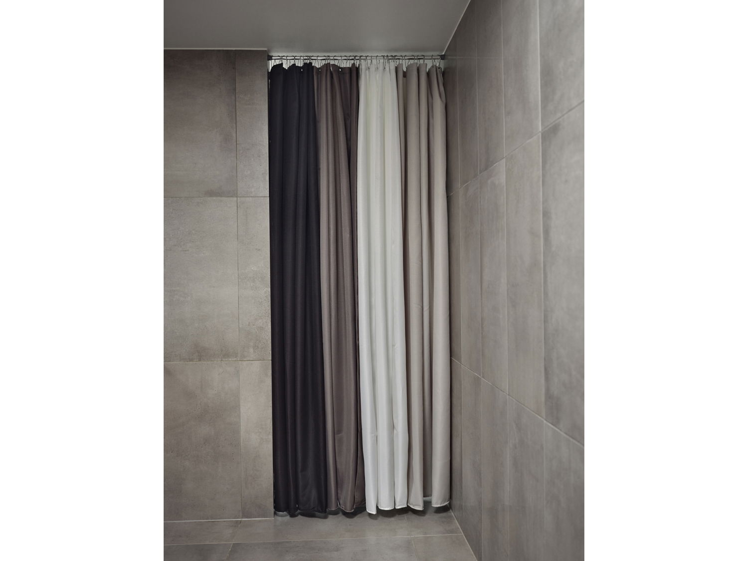 Zone Lux Badeforhæng 180x220 cm Sort