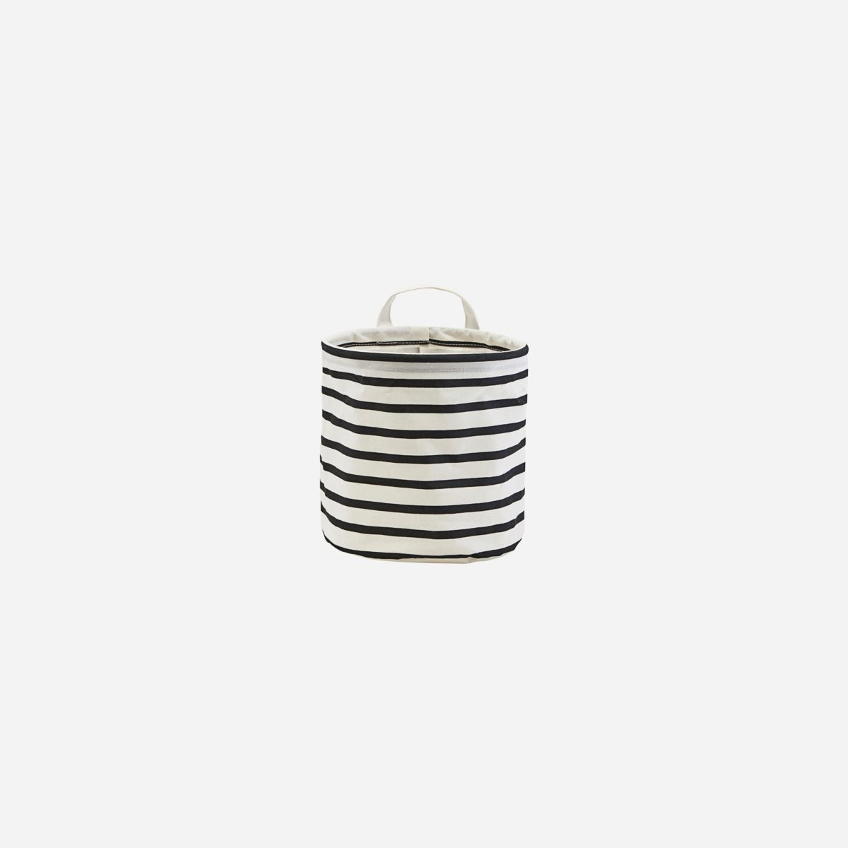 Opbevaring, Stripes, 20 cm, sort/hvid