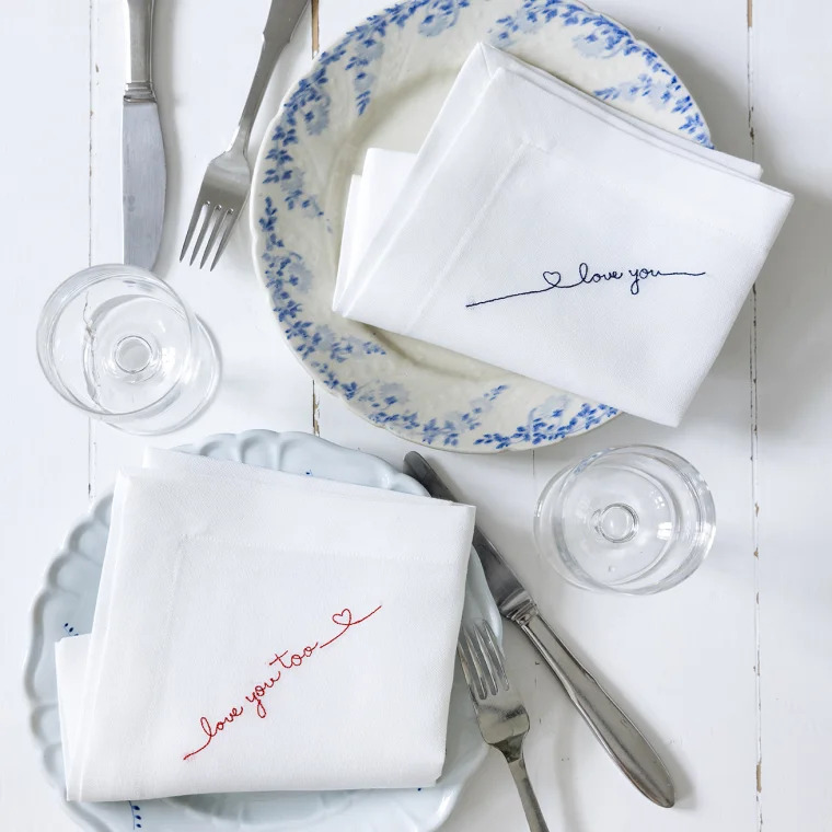 Langkilde & Søn - Kærlighedsservietter, 2 stk