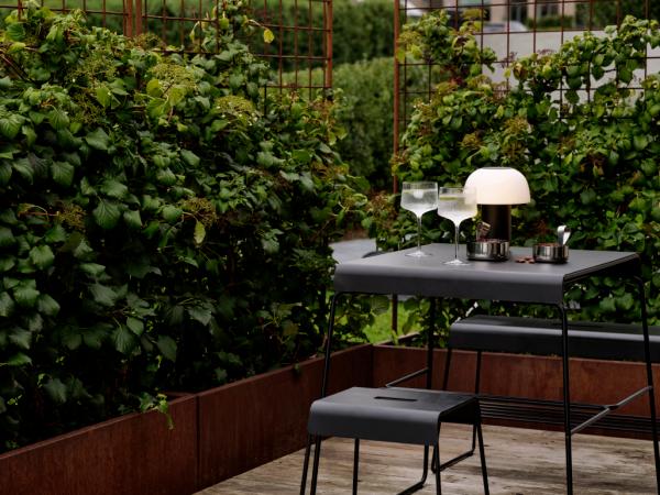 Bord A-Café table Outdoor Black