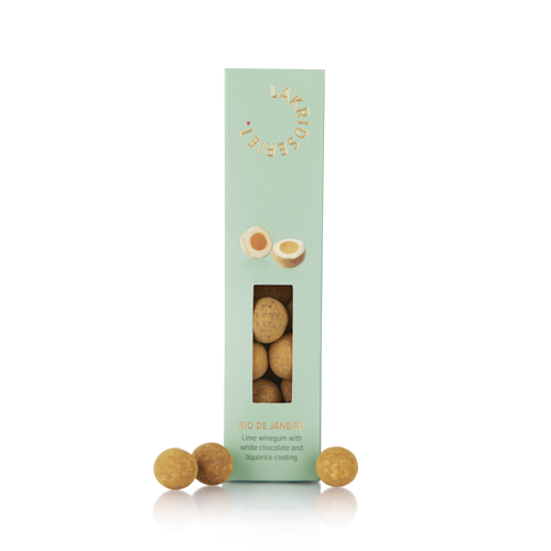 Rio de Janeiro – Lime vingummi m/ hvid chokolade & lakrids – 170g