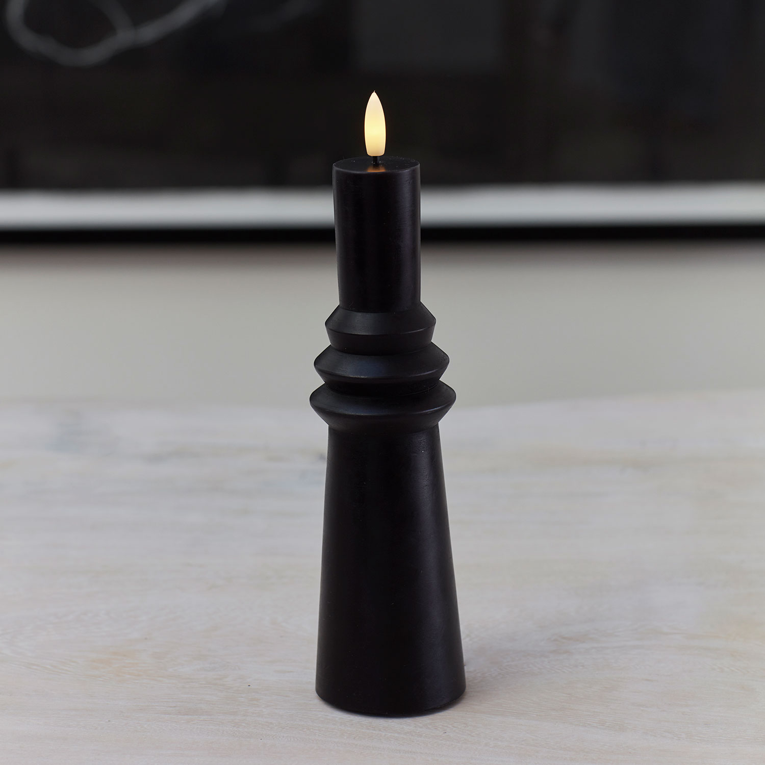 Sirius - Nordisk Skulptur, Sille Ringet Ø6,1x21,7 cm, Sort