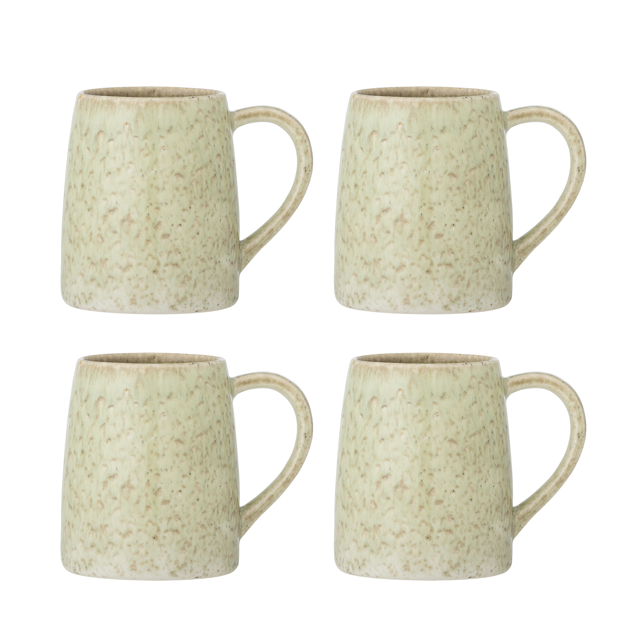 Bloomingville - Winnie Krus, Multifarvet, Stentøj, D9xH10 cm, Set of 4 billede