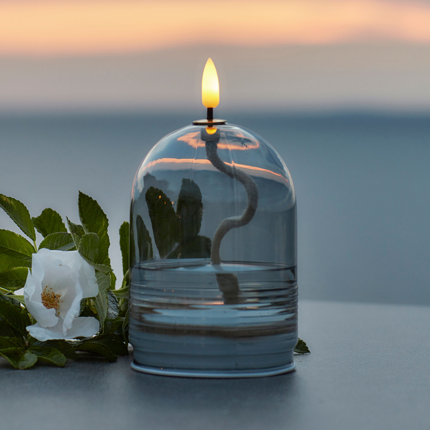 Sirius - Dea Ø8xH11cm, Grå, Batteri