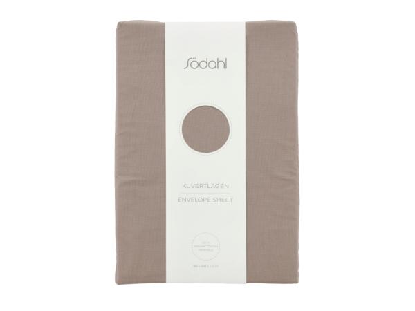 Södahl organic Calm Kuvertlagen 180 x 200 x 8 cm Taupe