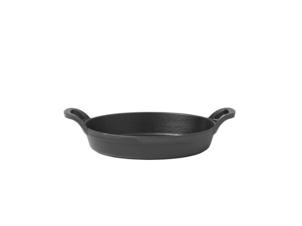 Pillivuyt Gourmet Garonne Mini Pande med 2 greb oval 18 x 12 cm 0,3 liter