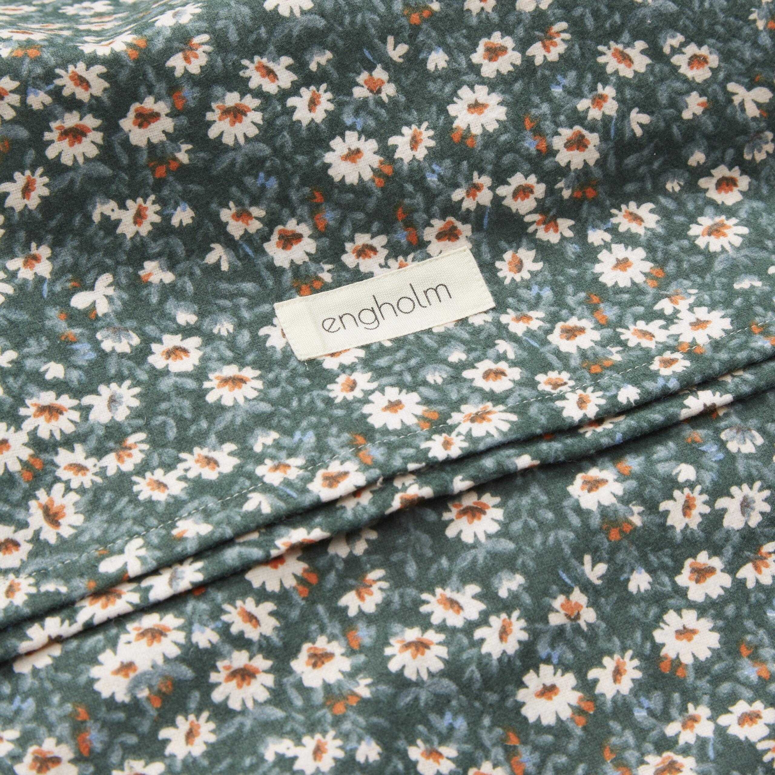 Sengesæt Fie Flannel 140X200, Forest Green