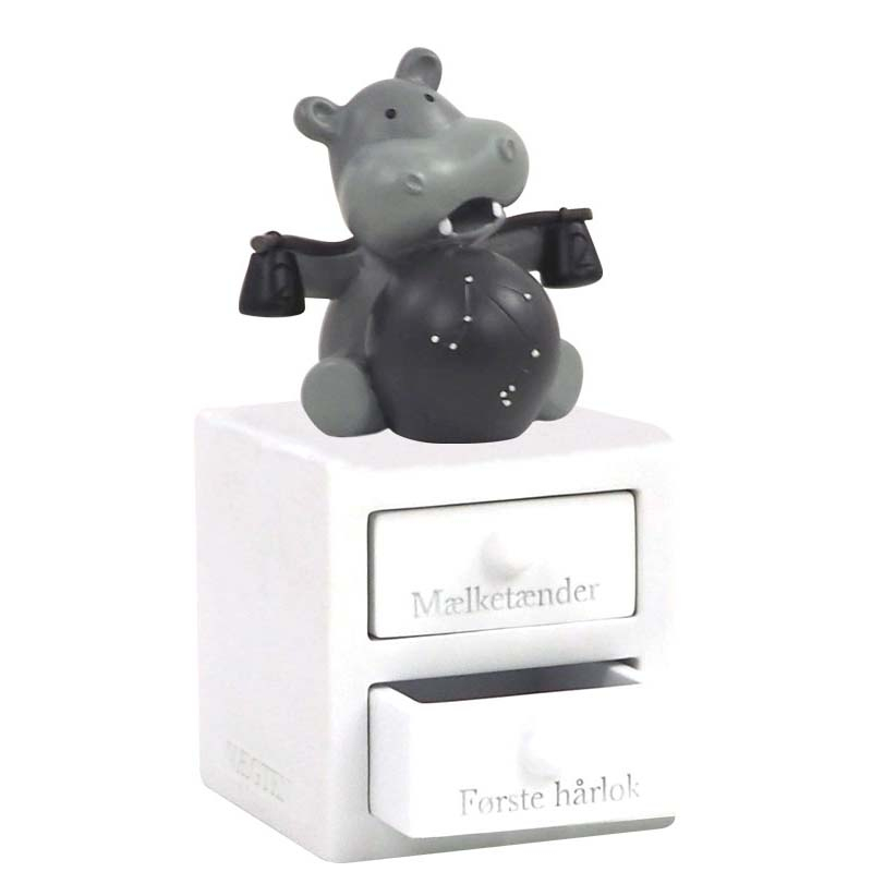 Tandæske og hårlok med stjernetegn fra Kids by Friis - Vægten 24/9 - 23/10