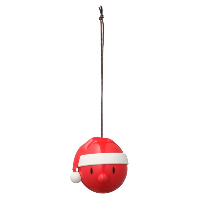 Hoptimist - Santa Ornament - Red