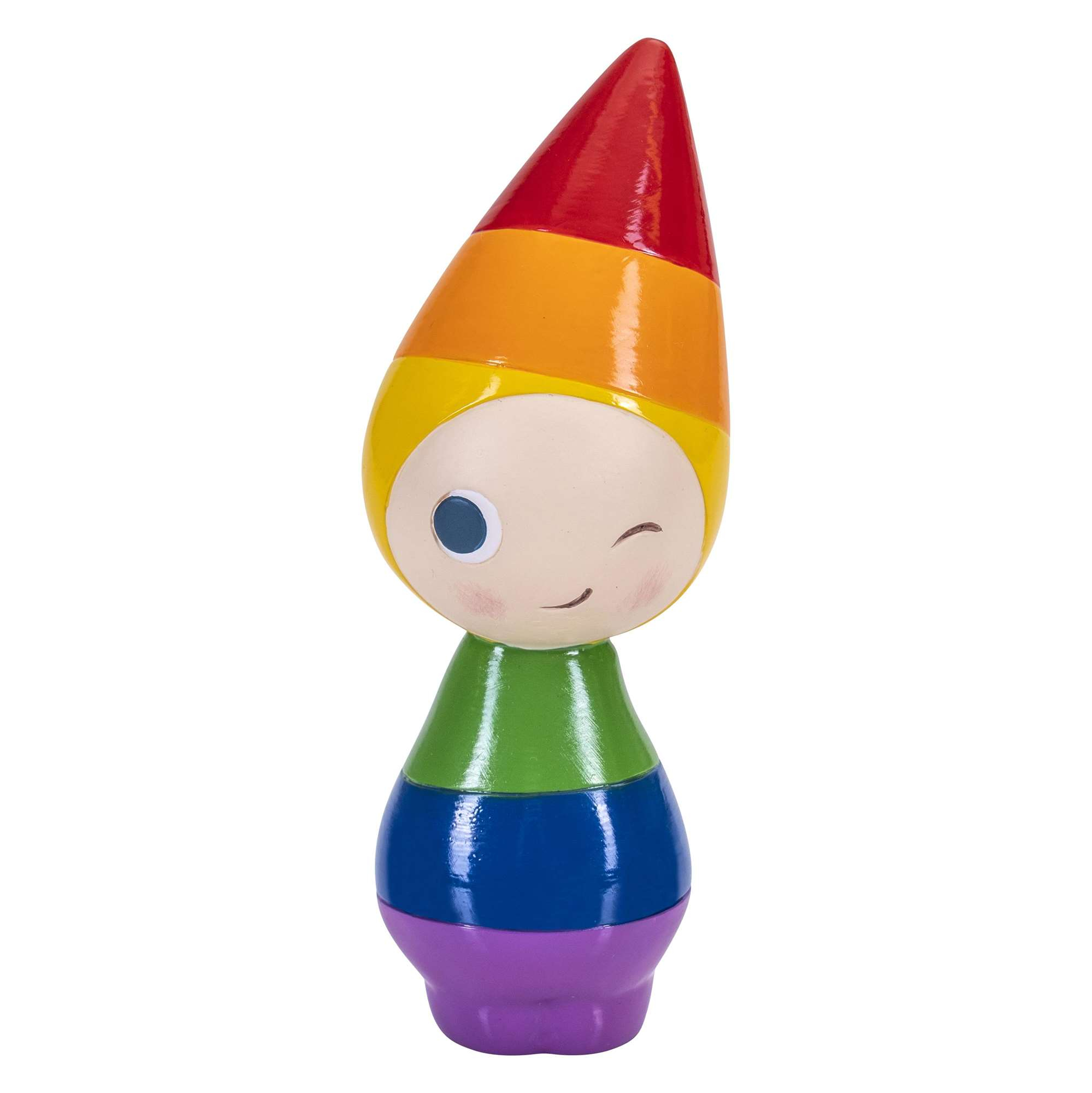 Peggy winking, rainbow H.11cm