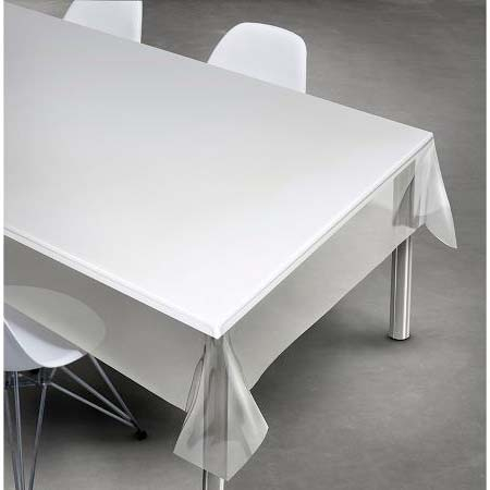 Nordic Sense - Gennemsigtig voksdug 140 cm, klar i metermål (tynd)