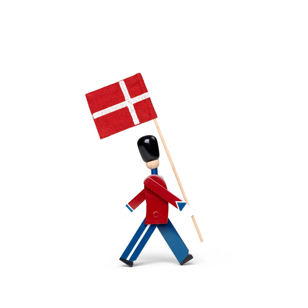 Kay Bojesen Fanebærer mini rød/blå/hvid Kay Bojesen Fanebærer mini rød/blå/hvid