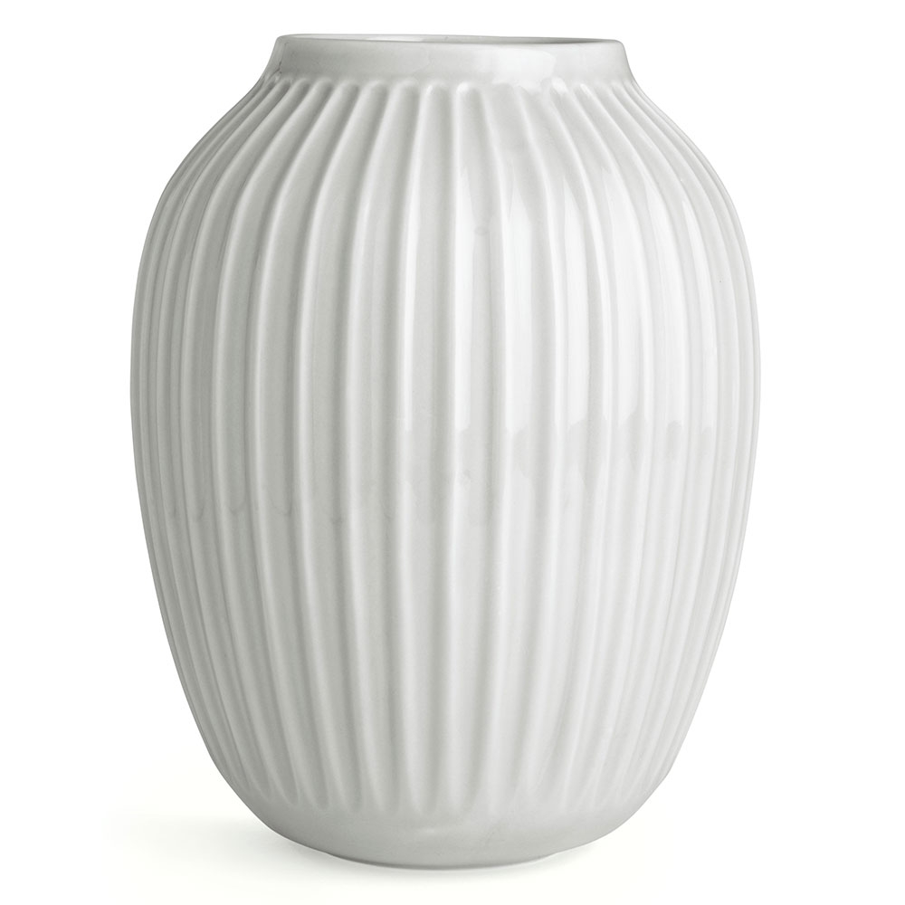 Hammershøi vase, 25 cm, hvid