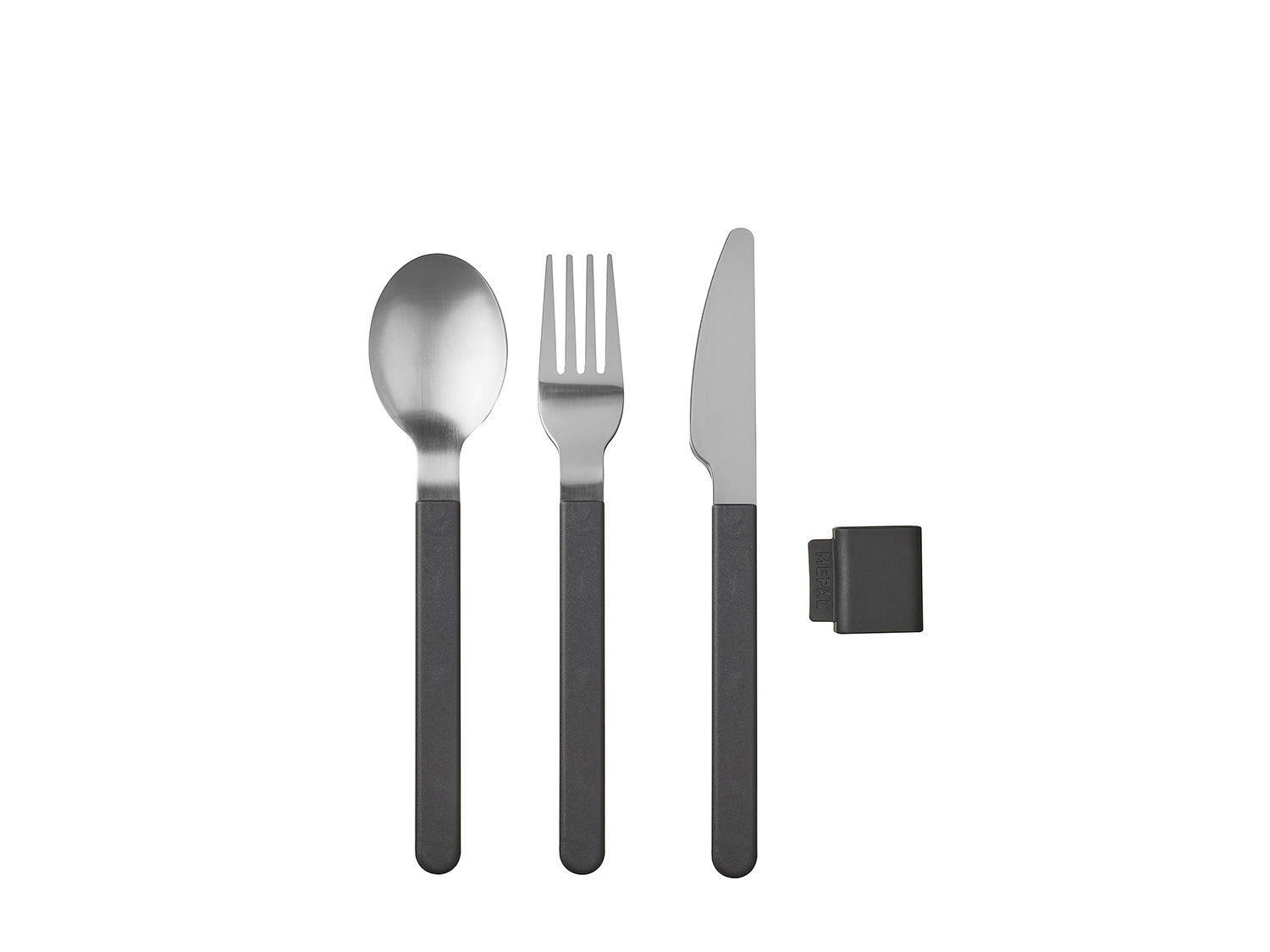 Mepal - Bestiksæt Silueta 3 dele Nordic black Rustfrit stål/abs plas