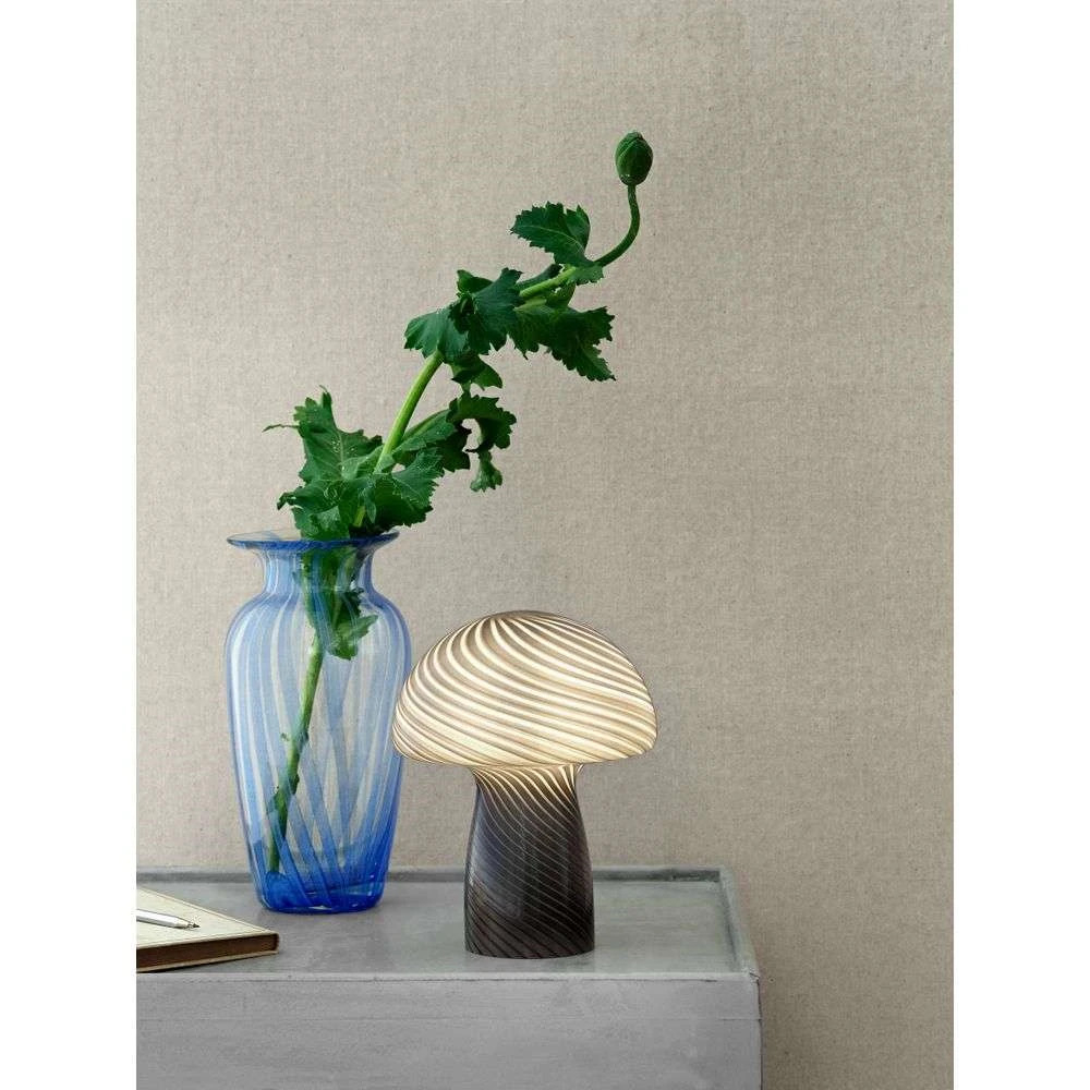 Mushroom Lampe, L, grey