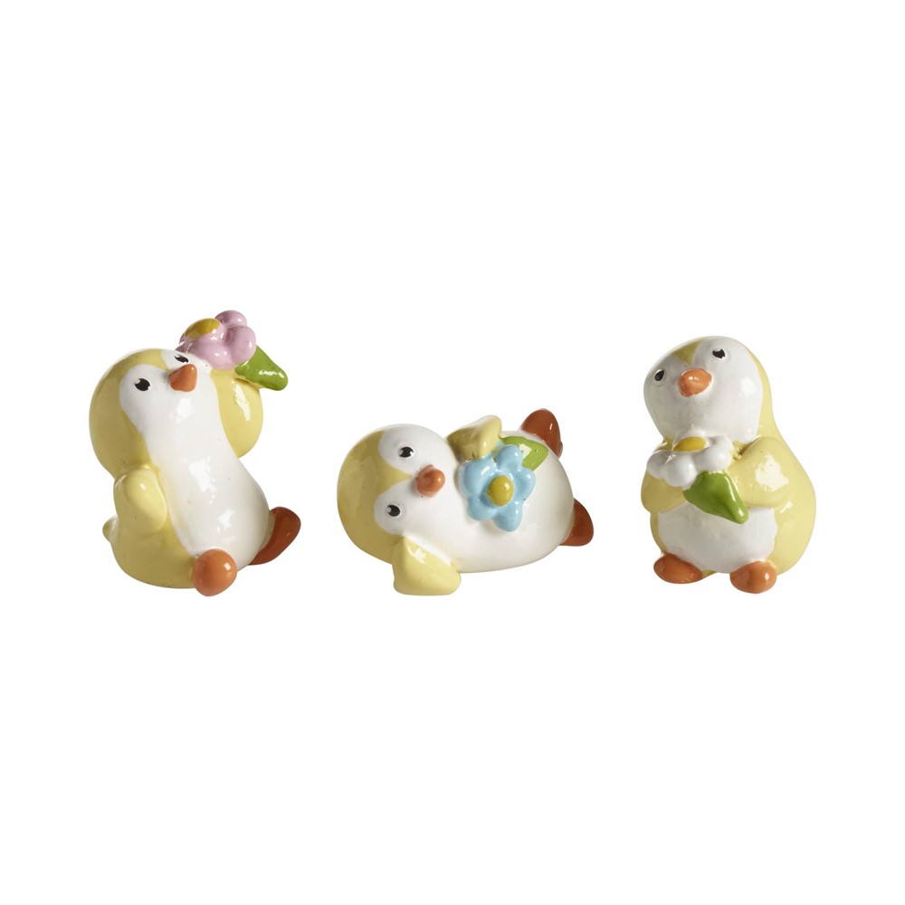 Nääsgränsgården - Happy chicken 3-stk, H.3,2cm