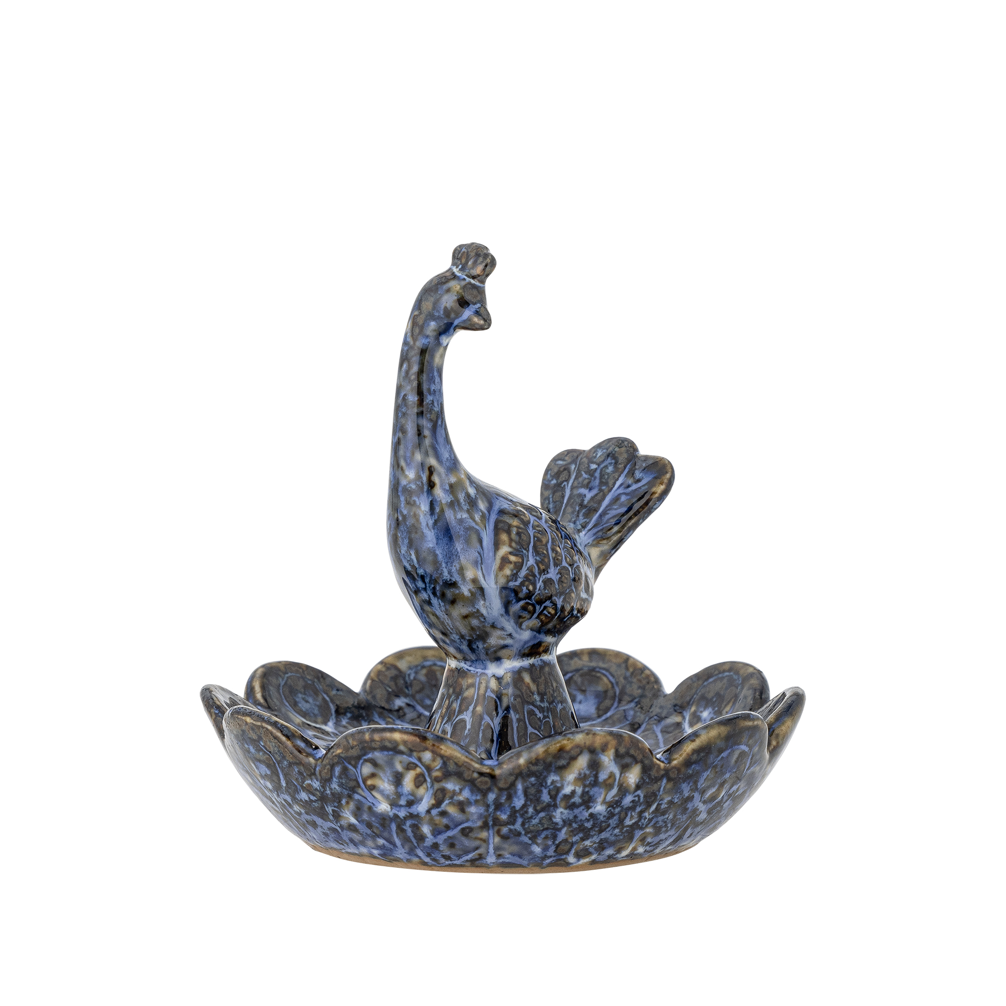 Bloomingville - Kali Skål, Blå, Stentøj, D9,5xH9,5 cm