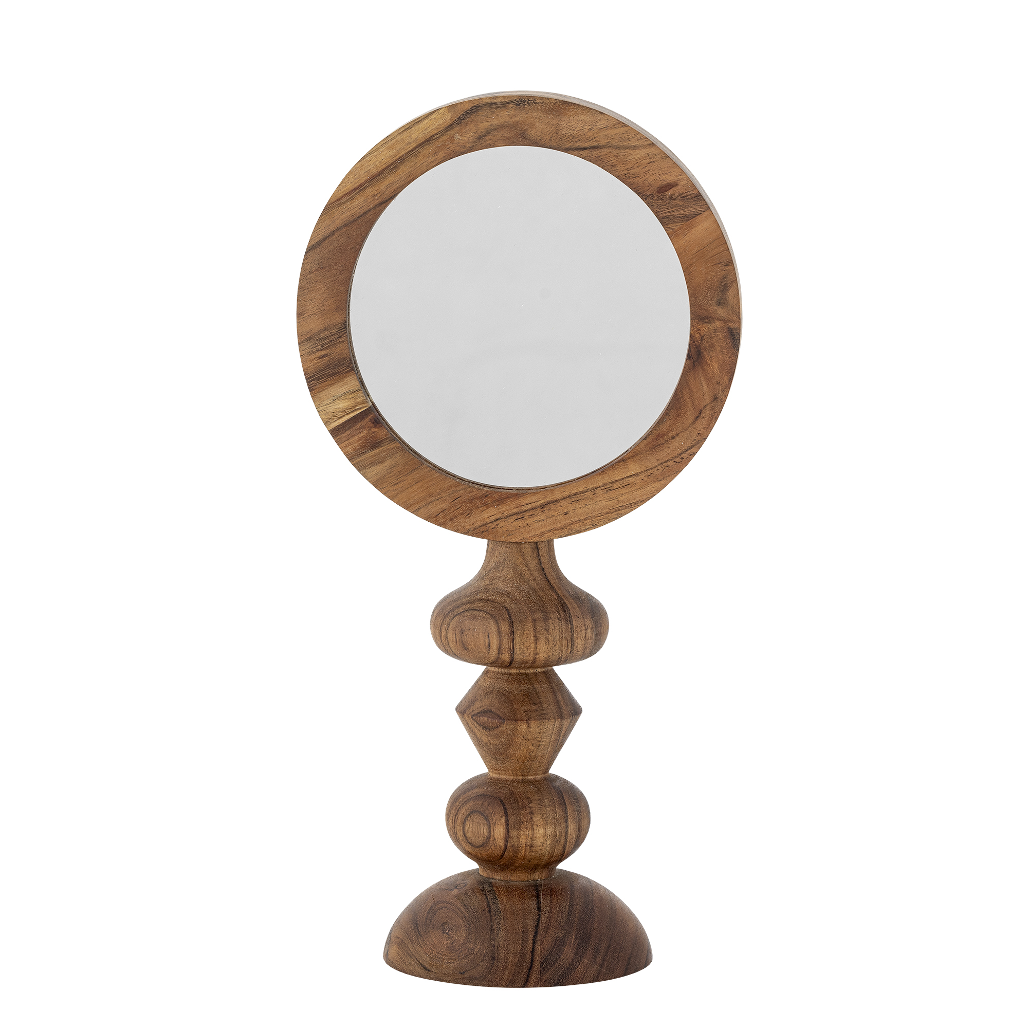 Bloomingville - Malukka Bordspejl, Brun, Akacie, L20xH40xW12,5 cm