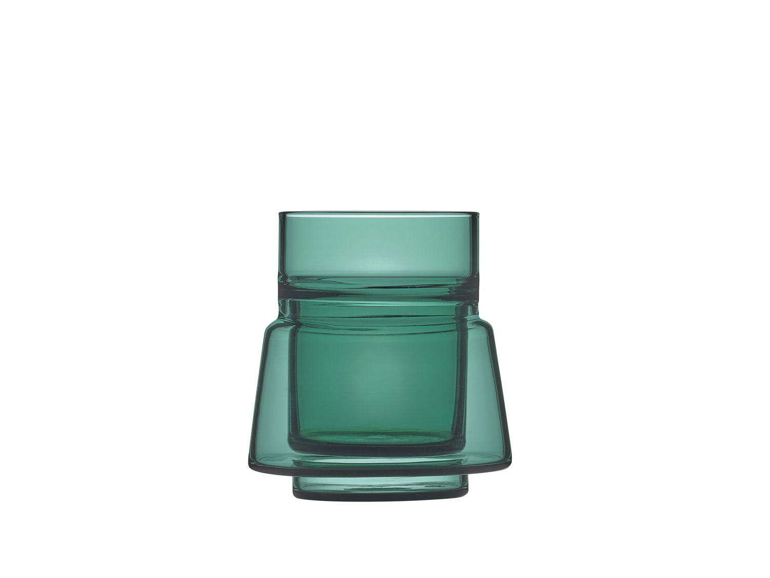 Jacob Jensen - Small Dobbeltvægget glas Dia 6,5 x 7 cm 7 cl Green