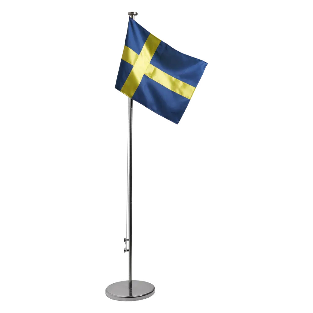 Celebrate - Flagstang SE 27 x 165 cm Svensk flag