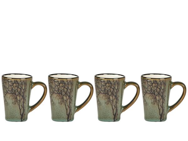 Villa Collection Hela Espressokop Dia. 5,5 x 8 cm 0,1 liter 4 stk. Grøn