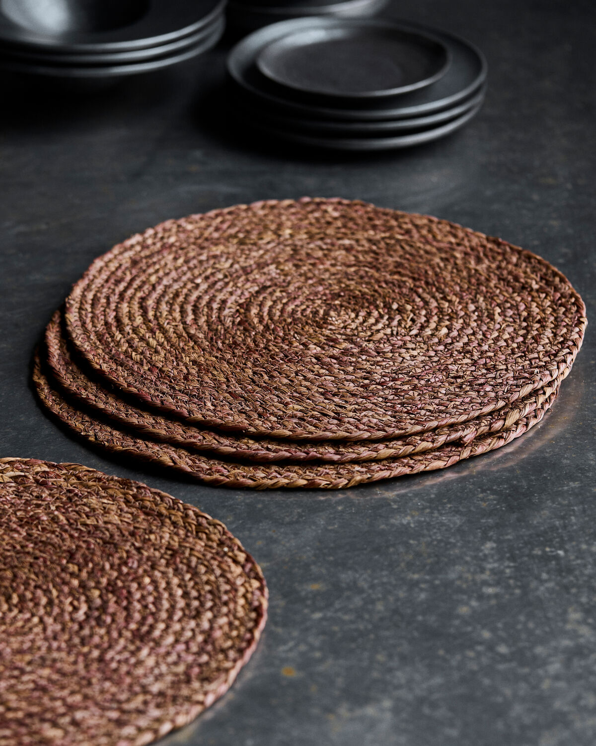 Dækkeserviet, Circle, Rose taupe 4 stk