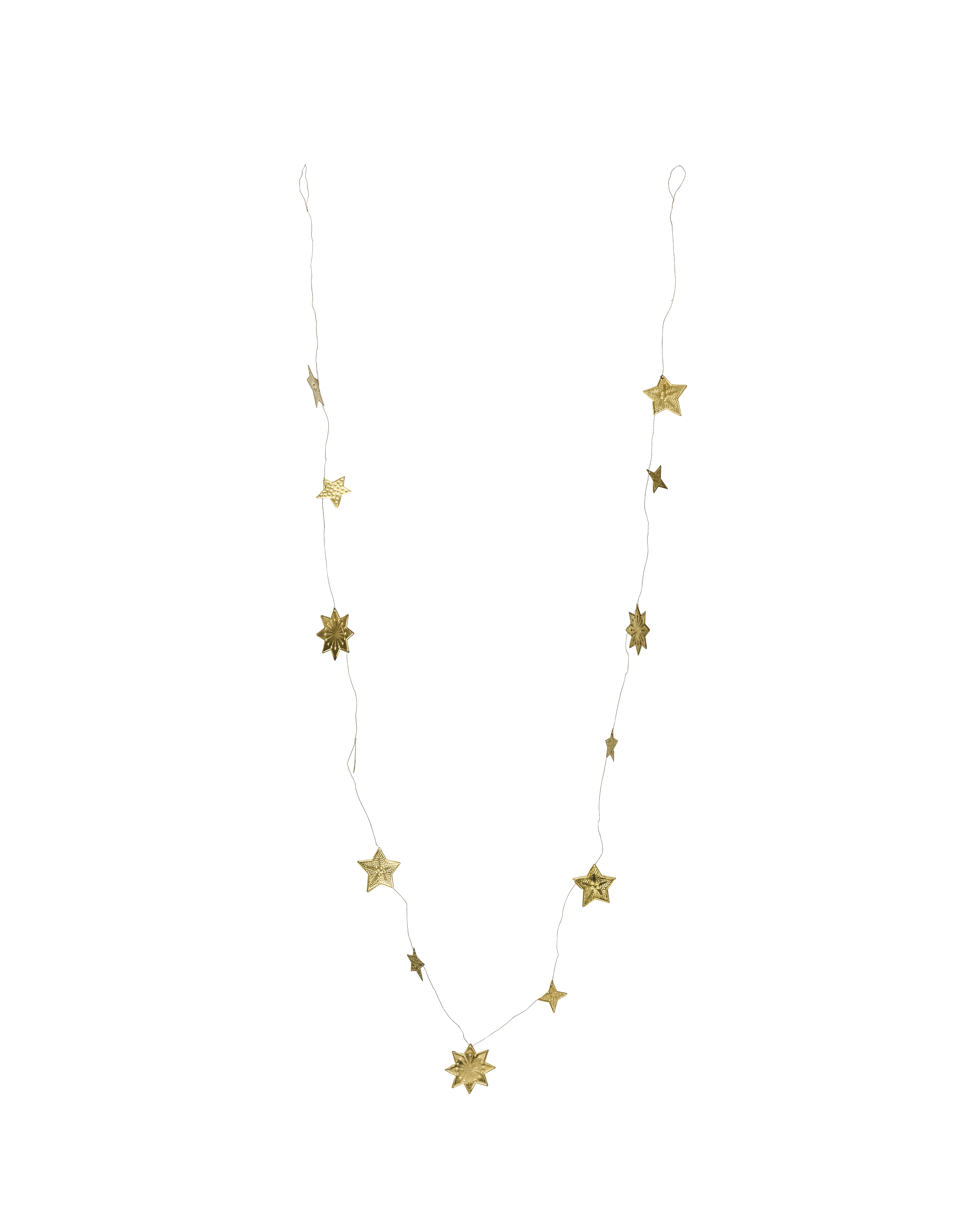 House Doctor - Guirlande, Stars, Antik messing