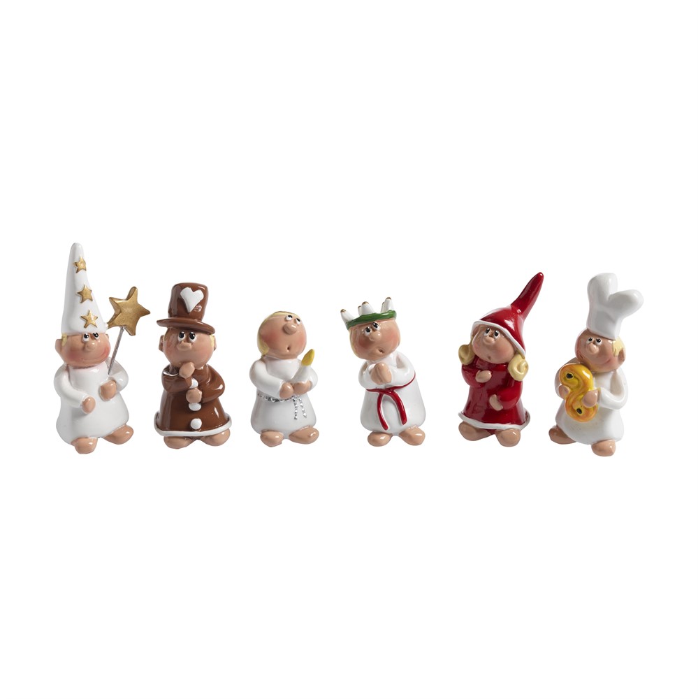 Lucia large, 6-stk H.7,5cm