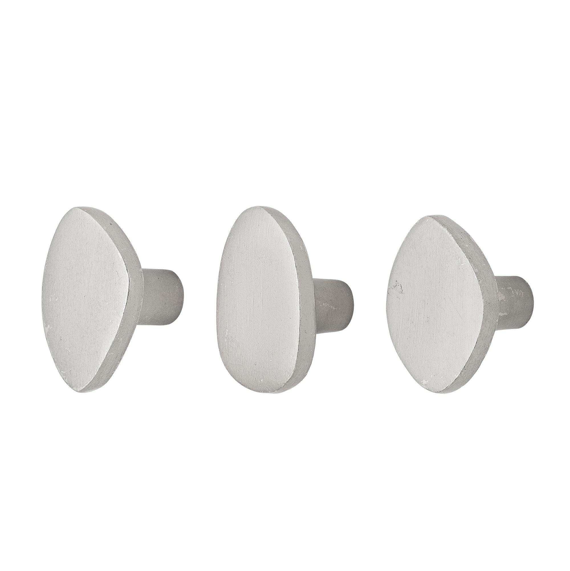 Bloomingville - Ferri Knag, Sølv, Aluminium, L4xH3xW4 cm, Set of 3