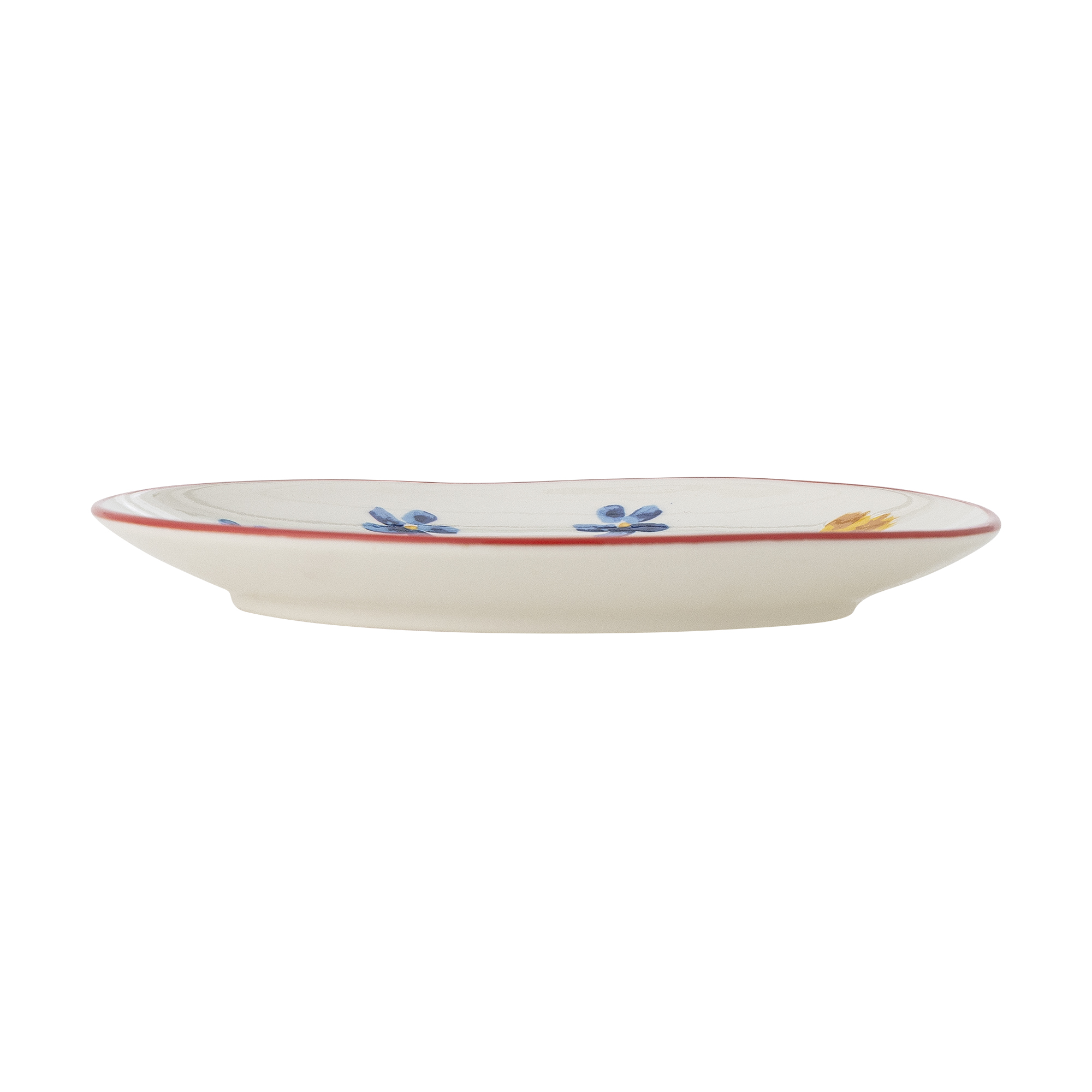 Bloomingville - Lindsay Tallerken, Multifarvet, Stentøj, D15xH1,5 cm, Set of 4