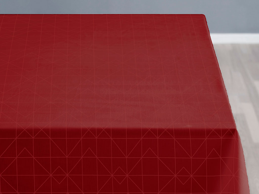 Södahl Refined Dug, 140 x 220 cm, damask rød*