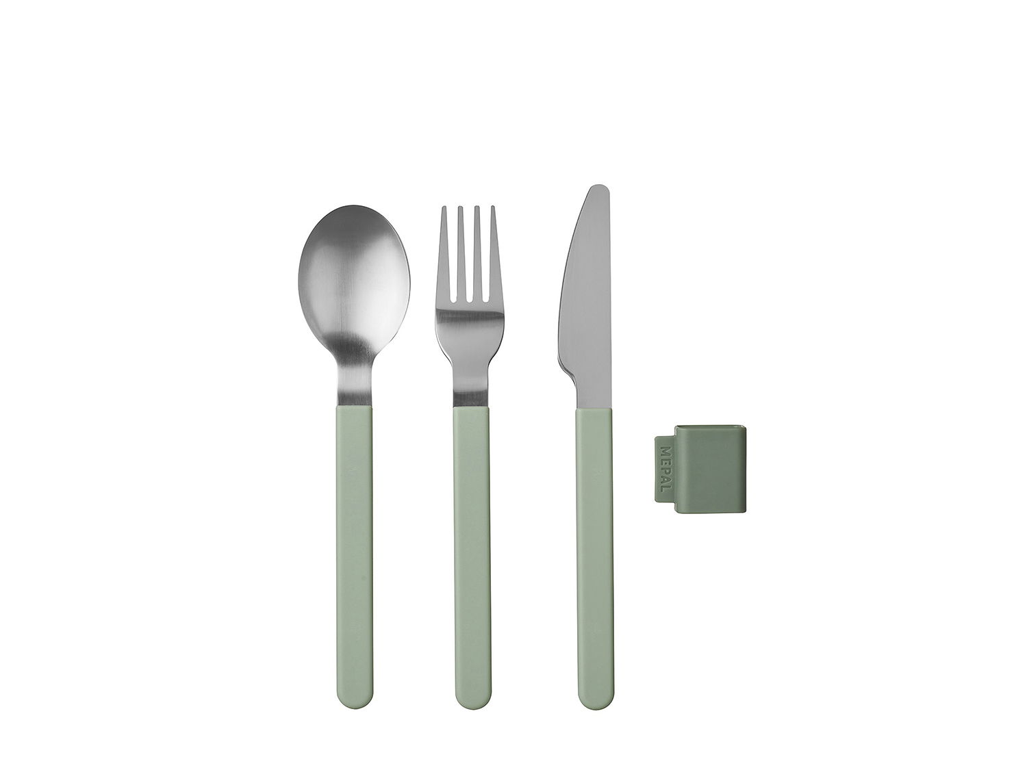 Mepal - Bestiksæt Silueta 3 dele Nordic sage Rustfrit stål/abs plast