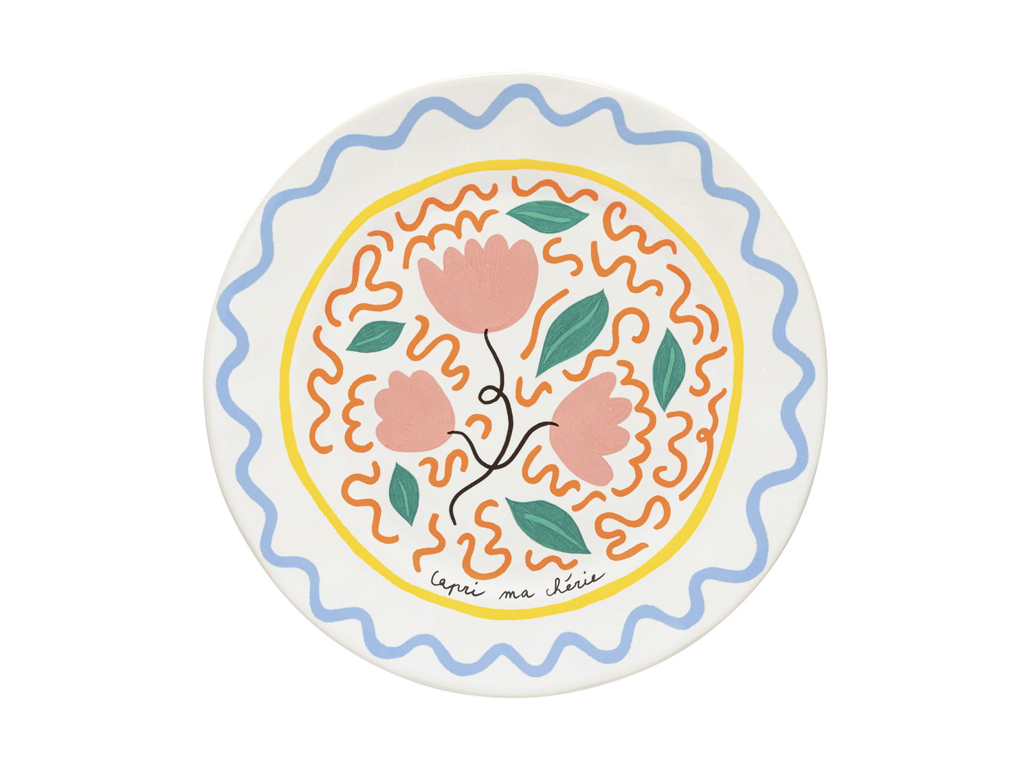 Costa Nova - Tallerken flad Bliss 27 cm Rosa/Gul