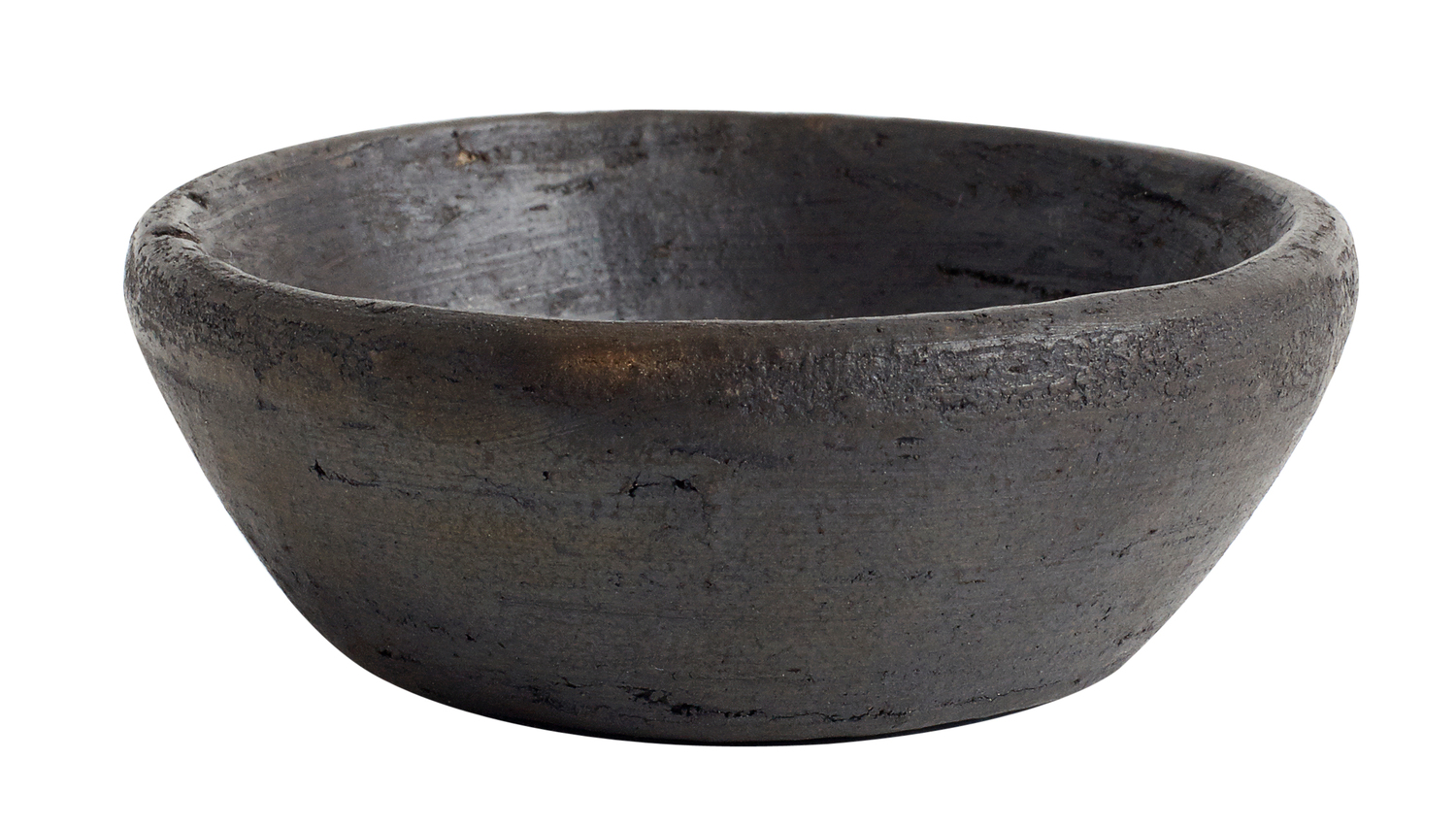 Hazel Dipskål - Brun/Sort, Ø6,5xH2,5 cm - Terrakotta - Brun/Sort