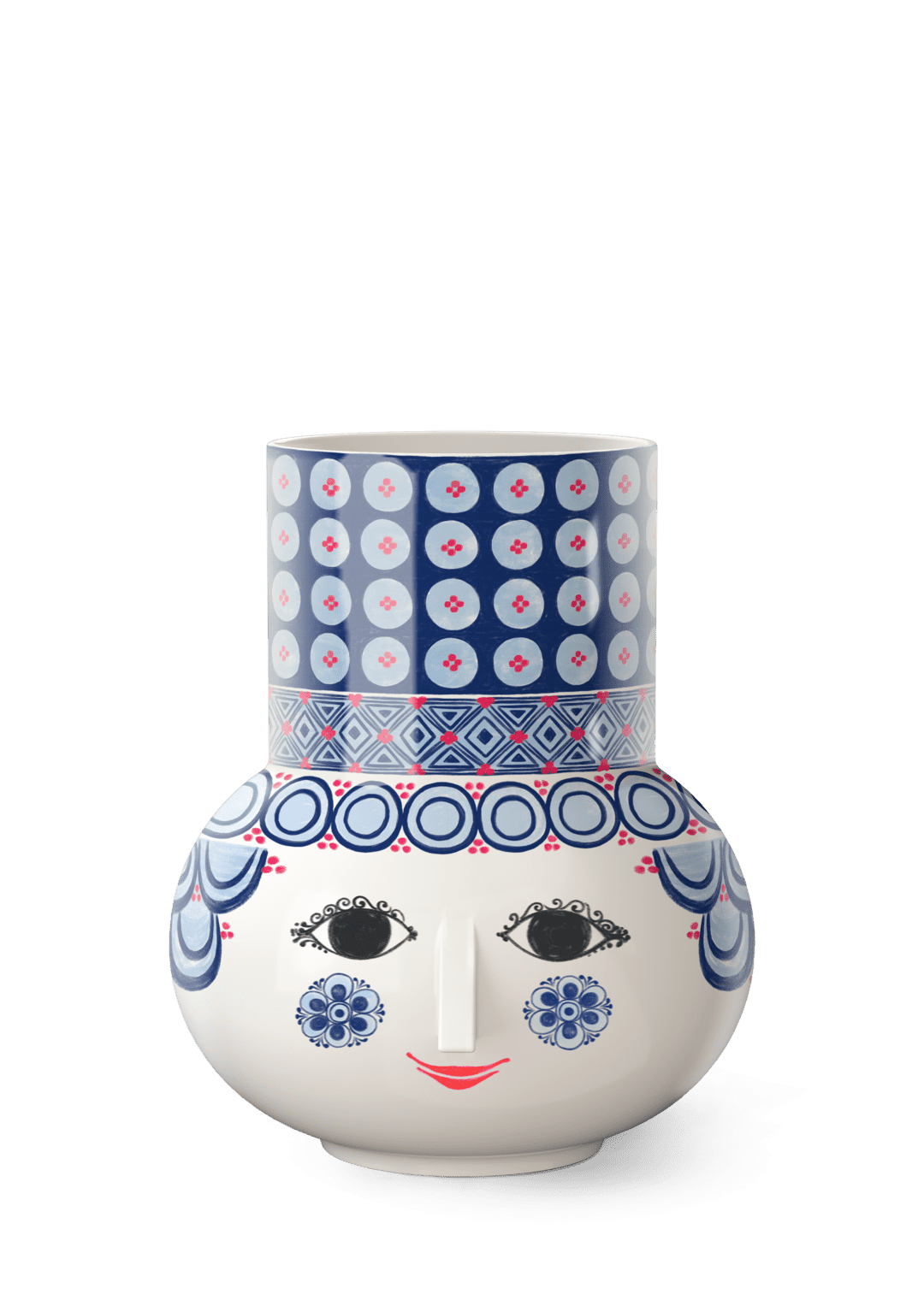 Bjørn Wiinblad - Wiinblad Olga Vase H20 cm blå