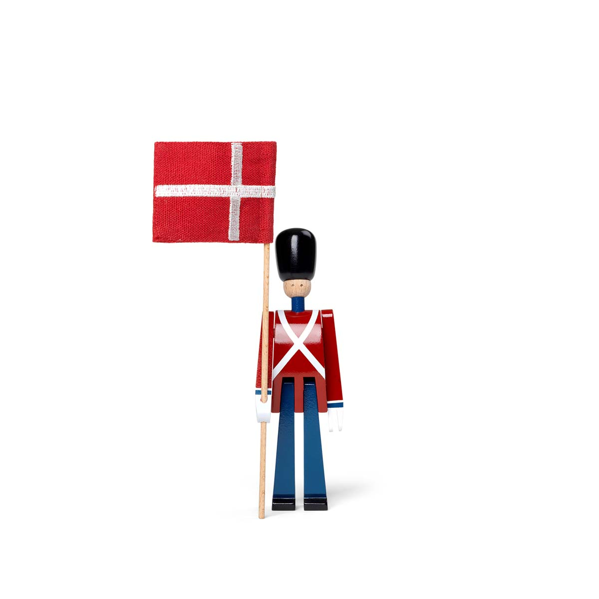 Kay Bojesen Fanebærer mini rød/blå/hvid Kay Bojesen Fanebærer mini rød/blå/hvid