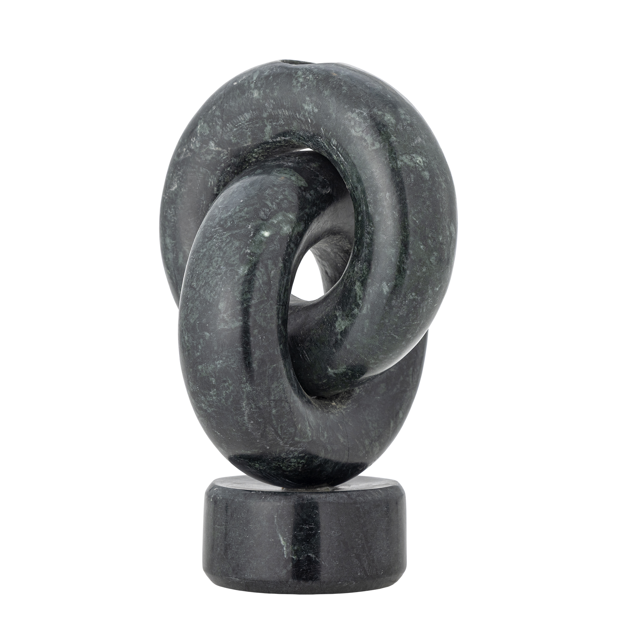 Bloomingville - Goa Lysestage, Grøn, Marmor, D13xH20 cm