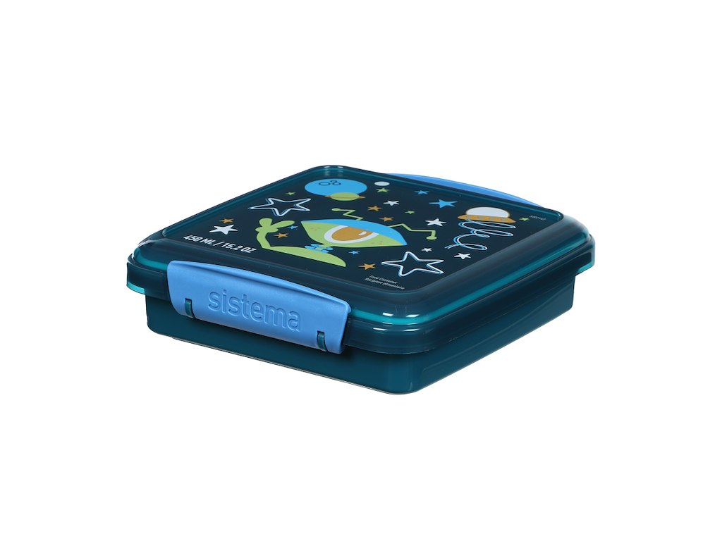 Sistema - Sandwich Box 450ml, Kids, Navy