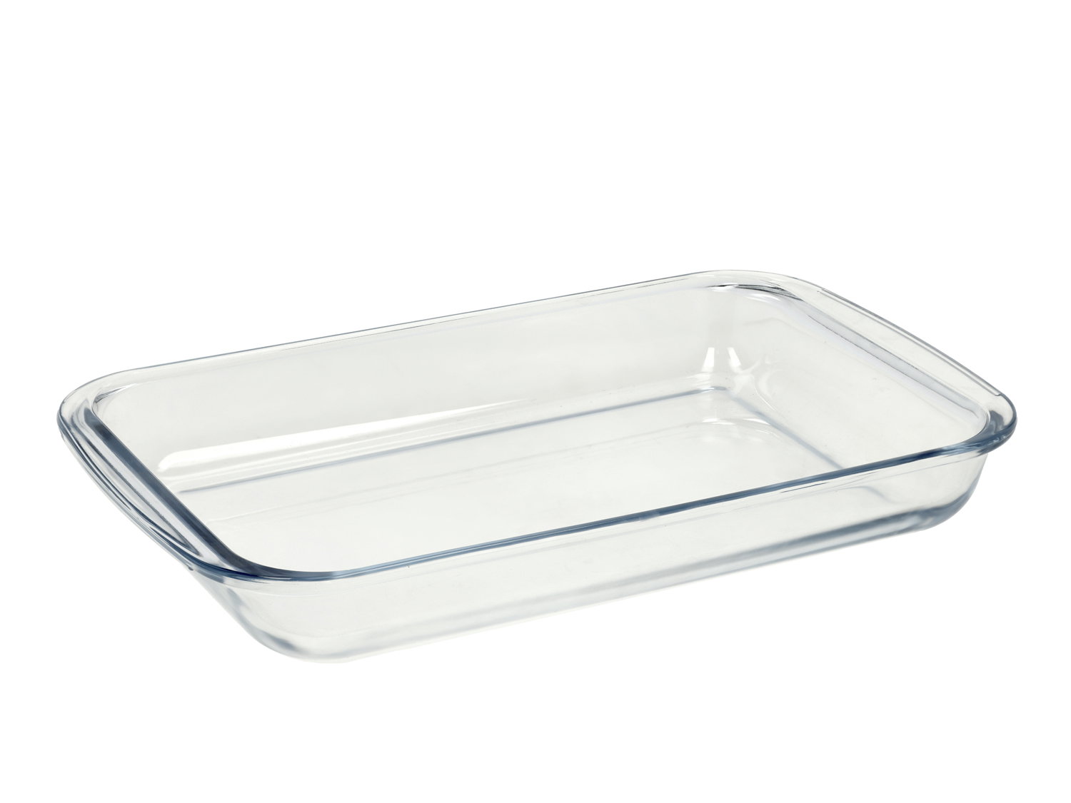 Funktion - Fad rektangulært 2200 ml 34,5 x 20 x 5,2 cm Borosilikatglas